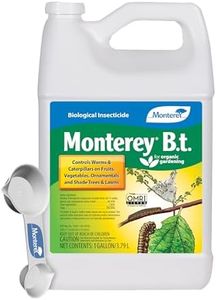 Monterey B.t. Bundled with Measuring Spoon - Biological Insecticide for Organic Gardening - 1 Gallon