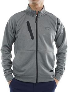 Callaway C23117100 Men's Full Zip Sweatshirt (Cardboard Knit) / Golf, 1022_Grey, XXL