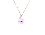 SIRANI BTS CHARCTER PENDANT NECKLACE FOR WOMEN GIRLS KIDS| GIFT FOR BTS LOVERS| PENDANT NECKLACE FOR GIRLS AND WOMEN (COOKY)