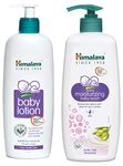 Himalaya Baby Lotion (400ml) & Himalaya Extra Moisturizing Baby Wash, 400 ml