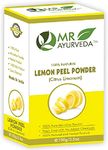 MR Ayurveda 100% Organic Lemon Peel Powder | Lemon Peel Powder for Skin | Lemon Peel Powder for Face | Lemon Peel Powder for Hair, 100 Grams