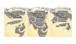 Premium Taza Tea Tree & Charcoal Natural Soap (Pack of 3) Each 5.3 oz (150 g) For Powerful Cleansing Contains: Tea Tree Oil, Activated Charcoal & Coconut, Olive & Palm Fruit Oils, Shea Butter