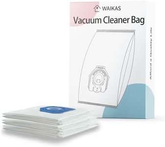 WAIKAS AirClean 3D Vacuum Cleaner Bags, Pack of 6, Compatible Replacement for Miele FJM/GN Classic C1, Complete C1, Complete C2, Complete C3, S227/S240/S241