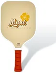Maui Pickleball Co. USAPA Approved Carbon Fiber Textured Pickleabll Paddle | High Performance Pickleball Paddle Racket Pickle Ball Paddle for Men Women Designer Cute Retro Style Pickleball Gift