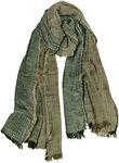 GERINLY Block Colour Summer Scarf f