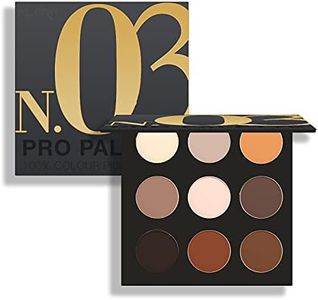 Klara Cosmetics Pro Palette 03 Creamy Earthy Bronze Nude Tone Blendable Buildable Crease-free Easy-blend Long Lasting Waterproof 100% Color Pigment Eyeshadow Palette