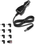 Universal DC 12V Car Charger for DBPOWER/Sylvania/RCA Portable DVD Players, Replacement Car Power Cord with 8 Connectors, Car Power Adapter for Spectra S1, S2 Breast Pumps, 8.2Ft Cable