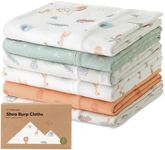 6-Pack Baby Burp Cloths - Large Cot