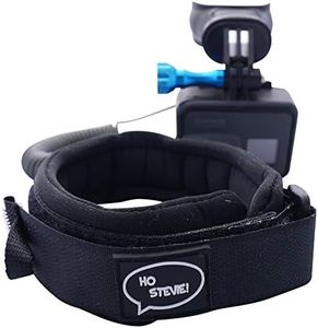 Ho Stevie! Armband Leash for GoPro Cameras and Mouth Mounts - Capture POV Videos - Don't Lose Your GoPro - Clear View with Coiled Leash