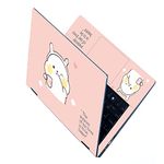 Dzazner HD Printed Full Body Laptop Skin Sticker Vinyl Fits Size Upto 15.6 inches No Residue, Bubble Free - Cute RABIT Purpose of Life