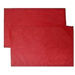 JEMIDI Outdoor placemats placemat table mat water repellent placemat 2-pack red