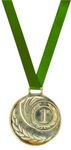 BE TREND Award Medals - Winner Medals Prizes for Sports, Competitions, Party, Spelling Bees, Olympic Style - 2.5" Diameter (Set of 9 Pcs, Gold)