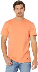 Polo Ralph Lauren Men's Classic Fit Cotton Crew Tee, Aqua Blue/Beach Royal/Sunset Orange, X-Large