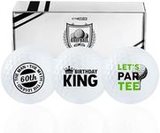 CybGene 60th Birthday Gifts for Men Golfer, Balls Set for Him, Husband, Perfect for Dad, Grandpa, Golf Lovers for Father's Day Birthday Christmas