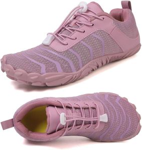 Barefoot Shoes Men Women Minimalist Shoes Zero Drop Workout Cross-Trainer Hiking Water Wide Toe Box Grounded Footwear Weightlifting Walking Purple