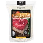 Aromasong 100% Natural Sea Salt Bulk Food Grade 19 Lb, Kosher Salt Grain, Large Resealable Bag, Pure Dead Sea Salt, Gluten Free Unrefined Sea Salt, Grinder Refill For Daily Cooking, Canning & Pickling