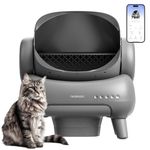 Neakasa M1 Open-Top Self-Cleaning Cat Litter Box, Automatic Cat Litter Box with APP Control, Odor-Free Waste Disposal includes Trash Bags