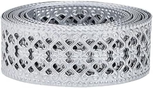 CraftyCrocodile Metal Ribbon for Decor Craft (1 1/4", 3 Yards Long)