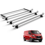 Van Demon 3 Bar Roof Rack for Ford Transit Custom (2013-2024 GEN1) (Only fits Standard (H1) roof models with Barn Doors) Roof Bars & Rear Loading Roller