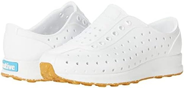 Native Shoes Unisex-Child Robbie (Toddler) Sneaker, Shell White/Shell White/Mash Speckle Rubber, 6 Toddler