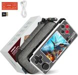 Miyoo A30 Retro Handheld Game Console,Portable Game Emulator with Storage Case,2.8" IPS Screen,Compatible with Many Types of Classic Games.(Gray 64G)