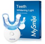 MySmile Non-Sensitive Teeth Whitening Accelerator Light Powerful 5 LED Blue Light Each 10 Minutes at A Time with Mouth Trays Form Perfectly for Whitening Tooth Care Oral(Only 1Pcs LED Light)