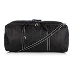 Travel Duffle Bag, Extra Large Lightweight Holdall Bag, Foldable Duffel Bag Travel Duffle Bag for Men Women, Black (34"(XXL))