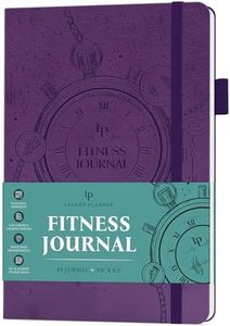 Legend Fitness Journal – Exercise Log Book for Home Workout, Gym, Weightlifting – Training Accessories & Essentials for Women & Men – Weight Lifting Planner & Tracker – Work Out Gifts (Purple