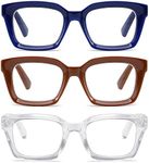 LOUOL 3 Pack Readers for Women Opra