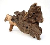 Aquarium Driftwood Red Moor Wood for Fish Tank Natural Decoration - Premium Piece (Mopani 10-15cm)