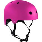 SFR Skate/Scooter/BMX Helmet - Matt Fluo Purple (Small to Medium: 53cm - 56cm)