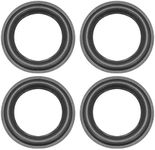 uxcell 6.5 Inch Speaker Foam Edge Surround Rings Replacement Part for Speaker Repair or DIY 4pcs