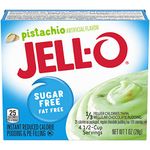 Jell-O Sugar-Free Instant Pudding and Pie Filling, Pistachio, 1-Ounce Boxes (Pack of 6)