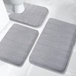 Yimobra Memory Foam Bath Mat Set, B