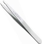 TWEEZERMAN Slant Tweezer Classic Stainless Steel, 0.8 Ounce