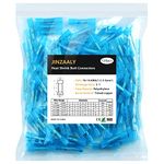 Jinzaaly Heat Shrink Butt Connectors, Insulated Waterproof Electrical Marine Automotive Tinned Copper Wire Crimp Terminals, Butt Splice for Boat Truck Stereo Joint (16-14AWG-120Pcs)