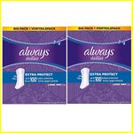 Always Dailies Panty Liners with Extra Protection - Large Pads - 2 x 46 Pads