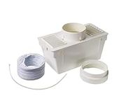 FIND A SPARE Universal Tumble Dryer Effective Indoor Internal Condenser Vent Hose Kit 4" / 1.20m