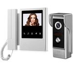 OBO HANDS Hand Held 4.3" Screen Monitor Video Intercom Door Phone System Waterproof Doorbell Camera Unlock Monitor Intercom