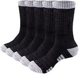 YUEDGE Men's Walking Hiking Socks M