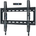 Mounting Dream TV Wall Mounts for Most 26-55" LED, LCD, Plasma TVs, Low Profile TV Mount fits 12", 16" Wood Studs, Fixed TV Bracket up To VESA 400 x 400mm and 100 LBS Loading Capacity MD2361-K