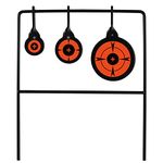 Highwild Triple Gong Spinner Target - Rated for .22 Rimfire Rifles and .22 Handguns - No Assembly Required