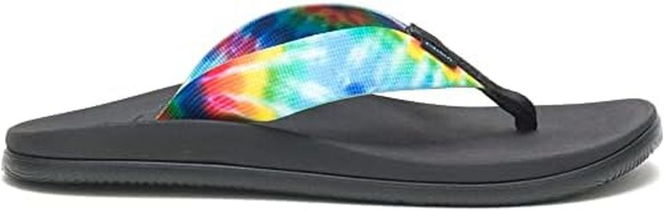 Chaco Women's Chillos Flip Flop, Dark Tie Dye, 6