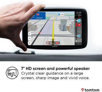 TomTom GO Superior 7" Car Sat Nav – Traffic, Speed Alerts, WiFi, World Maps