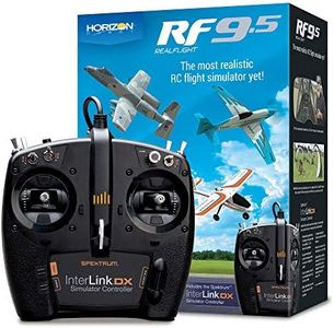 RealFlight 9.5 Radio Control RC Flight Simulator Software with Spektrum Interlink-DX Controller, RFL1200