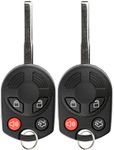 KeylessOption Keyless Entry Remote Car Uncut High Security Key Fob Replacement for 164-R8007 (Pack of 2)