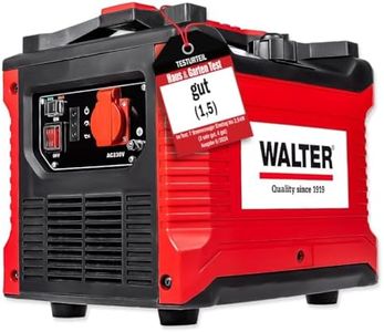 Walter Inverter Stromerzeuger 1000W, Benzin Notstromaggregat, ideal für Camping Reise Garage Wohnwagen Baustelle, WWS-IGS1000
