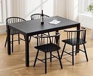 EALSON Black Wooden Dining Chairs S