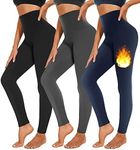 3 Pack Fleece Lined Leggings Women 