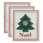 DII Cleaning Collection, Cotton, Noel Tree, 7.75 x 6.75